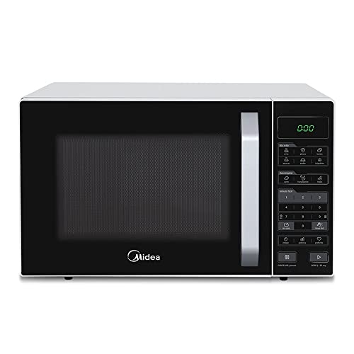 Micro-ondas 27L Branco e Preto Midea LED 127V MXSA27P1 Micro-ondas 27L Branco e Preto Midea LED 127V MXSA27P1