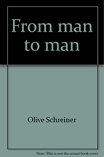 From man to man 0915864487 Book Cover