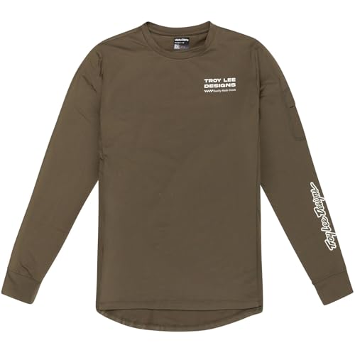 Troy Lee Designs Ruckus Long Sleeve Ride TEE; Factory Caper MD