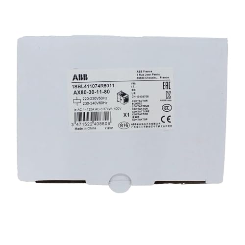 Contacteurs triphasés AX 1NC 1NO pour commande de puissance industrielle 80A - 6