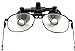 Dental Loupes, Dental Loupes Binocular Magnifier Medical Surgical Glasses Frame for Dental Brain Surgery Vascular Anastomosis Operation Others (Black)
