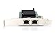 DIGITUS IO-Karte - PCIe - RJ45 Netzwerk-Karte - 2-Port - Gigabit Ethernet - 1 Gbit/s - PCI-Express