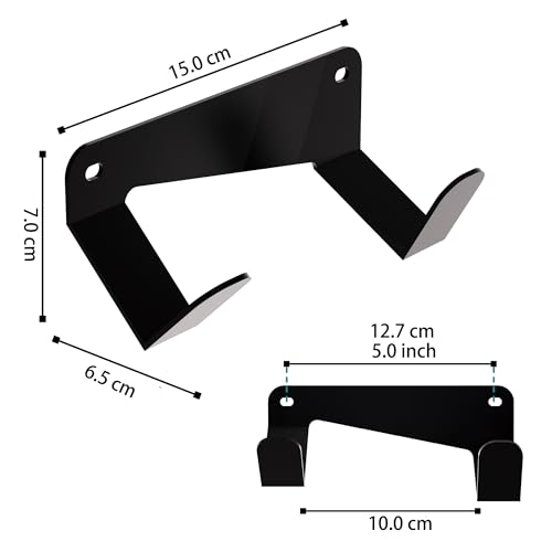 ZORISE Drill Holder, Heavy Duty Steel Drill Dock Wall Mount, Universal Tool Organizer with Quick-Release Clamp - 1PCS for Garage Workshop Home Storage​