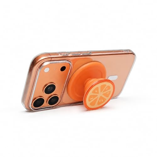 Orange Phone Grip for MagSafe Collapsible Magnetic Stand Holder for iPhone by Generic - Used condition - Image 6
