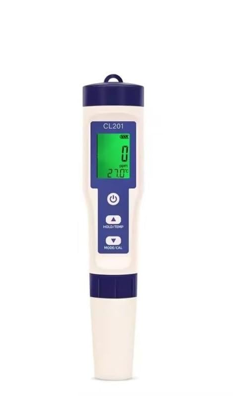 5 in 1 Digital PH TDS EC Meter Salinity Temperature Tester Conductivity Water Filter Purity Pen with Backlight(A3)