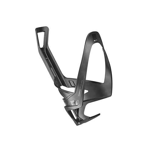 Elite Rocko Carbon Mat Black Graphic – Portabidón Premium Carbono – Ligero Resistente – Bicicleta Carretera MTB Gravel – Ciclismo