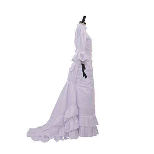 Fortunehouse Victorian Bustle Dress Gown Halloween Costume Steampunk Victorian Gothic Cosplay Costume #TOP3