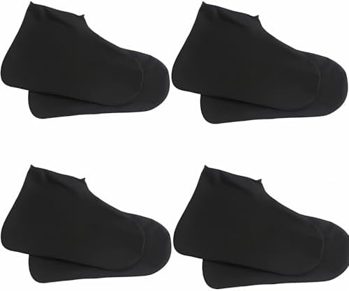 Copriscarpe Impermeabili In Silicone - 4 Paia Riutilizzabili Per Pioggia E Neve