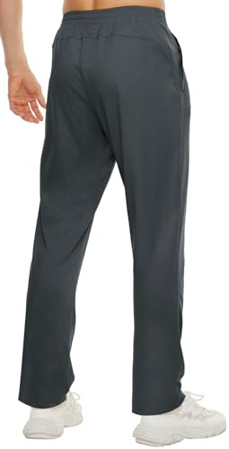 Pantalon de jogging pour homme stretch avec poches zippées de rangement