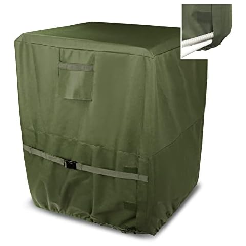 GCGOODS Air Conditioner Covers for Outside Units, Square Heavy Duty AC Cover for Outdoor Central Units (32" L x 32" W x 36" H) Cover