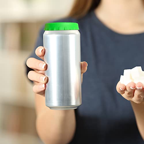 2 Pcs Tampas de lata de silicone | 6 pcs refrigerante/bebida/cerveja lata tampas | Tampa de lata de