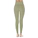 Yoga Pants with Pockets Extra Soft Leggings with Pockets for Women Non See-Through High Waist Workout Leggings Army Green
