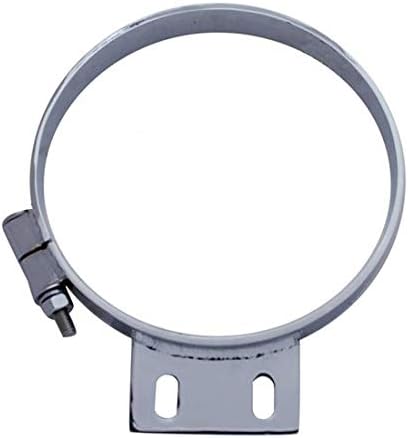 Chrome 8 Inch Narrow Exhaust Clamp W/Flange For Peterbilt 377, 378, 379, 386, 388, 389