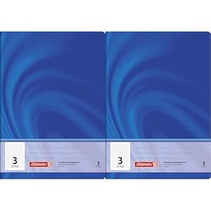 Brunnen Vivendi Schulheft A4 Lineatur 3, 2er Pack