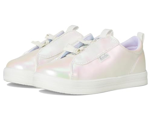 Keds Kara Nœuds Fille blanc perlé 25 : basket à scratch ajustée et confortable