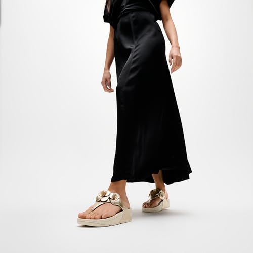 Image of FitFlop Lulu Flower Toe-post Sandals