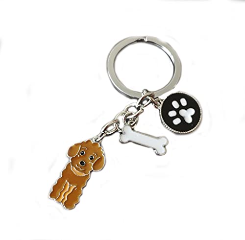 Llavero de perro de metal BBEART ideal para paseos cotidianos con tu mascota
