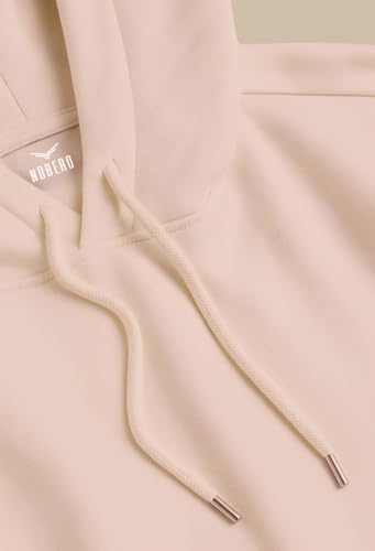 Image of Nobero Hoodies for Man | 280 GSM Rich Cotton Fleece Solid Hooded Full Sleeve Sweatshirt for Man | Stylish Casual Wear Winter Hoodies for Men