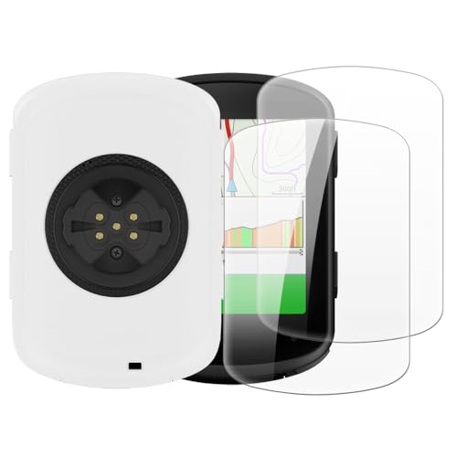 Shantime �P�[�X�{2�����苭���K���X�Z�b�g Garmin Edge 540 �Ƃ̌݊������� �ϏՌ��J�o�[���S�ʕی�X�N���[���v���e�N�^�[(�z���C�g)