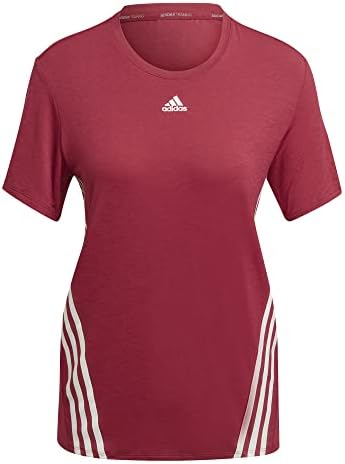 womens burgundy adidas t shirt