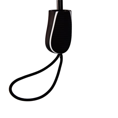 Parapluie blanc anti-vent pour tempête avec sa structure aérodynamique - 5