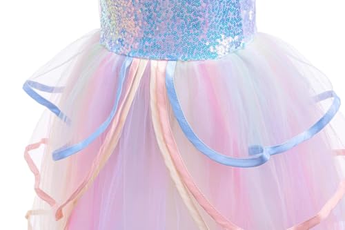 Disfraz de Unicornio para Niñas Pequeñas con Diadema y Alas miniatura 4