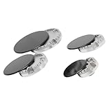 Cooker Hat Set Stove Lid, Oven Gas Hob Burner Crown Flame Cap，Gas Stove Burner Cap Set，BANGPEIWQT Kitchenware-Suitable for SABAF（8PCS）