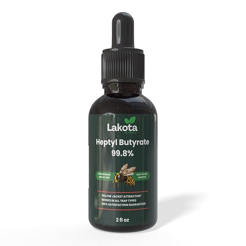 Lakota Naturals Heptyl Butyrate 99.8% Bulk 2oz Refill for Wasp and Yellow Jacket