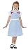Smiffy's-41102M Miffy Disfraz de Chica de Campo, Vestido y Elemento para la Cabeza, Color Azul, M-Edad 7-9 años (41102M)