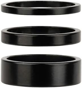 Bicycle Headset Spacer 2 3 5 10 20mm Aluminum Washer for 1-1/8 28.6mm Steerer Tube Road Fork Stem Height Adjust Ring for Bikes(28.6 H110mm P9)