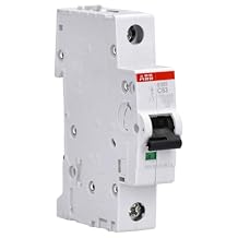 ABB S201-C63 Miniature Circuit Breaker, 1 Pole, Type C, 6/10kA Breaking Capacity, 63 Amp Current 2CDS251001R0634