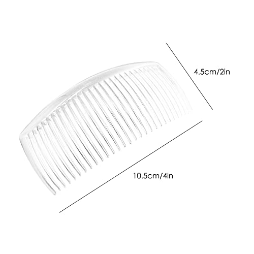 6 Peines Transparentes para Peinado French Twist miniatura 2