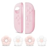 Coque Silicone Manettes, Compatible avec Switch 2, Capuchons de Joystick Fleur, Protection...