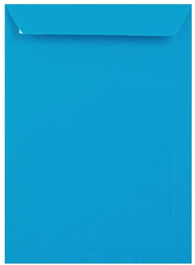 C4 Coloured Envelopes for A4 Card, Greeting Cards, Invitations, Crafts, Peel & Seal Mailing Envelopes