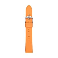 Fossil Fossil 18mm Tangerine Silicone Strap Unisex-Adult Watch Strap, S181400