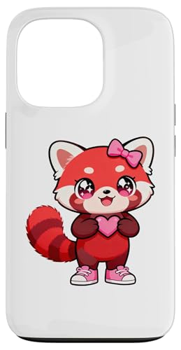 Cute Red Fox Coquette Bow Retro Red Fox Kids Girls �X�}�z�P�[�X iPhone 13 Pro �p
