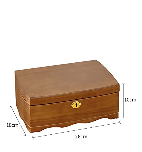 Solid Wood Jewelry Box, Chinese Style Earrings, Necklaces, High-End Watches, Hand Accessories, Wooden Storage Boxes, Gift Boxes #TOP7