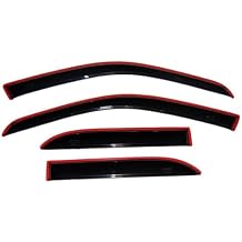 Auto Ventshade [AVS] In-Channel Rain Guards for 2015 - 2024 Ford Edge | Window Vent Visors, 4 pcs. - Smoke | 194930