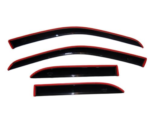 Auto Ventshade [AVS] In-Channel Rain Guards For 2004 - 2014 Ford F-150, SUPERCAB ONLY | Window Vent Visors, 4 pcs. - Smoke | 194738 by Auto Ventshade - Used condition - US$32.63