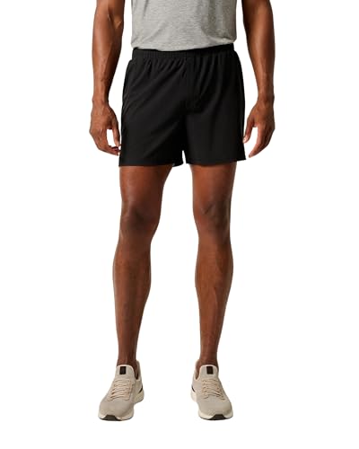 johnnie-O Strides Lightweight Workout Shorts Black Black/L