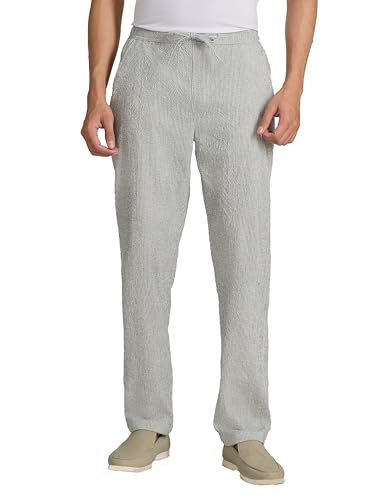 Image of Corbin Striped Seersucker Trousers