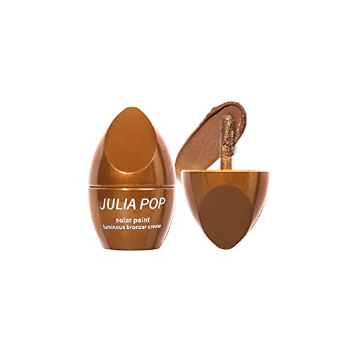 Pakivs Konturenstift und Highlighter,Liquid Shimmer Highlighter Stick Wasserdichte Langlebige Gesichtskontur Stick Liquid Highlighter & Liquid Bronzer Shadow für Frauen (Warm Brown) Cover