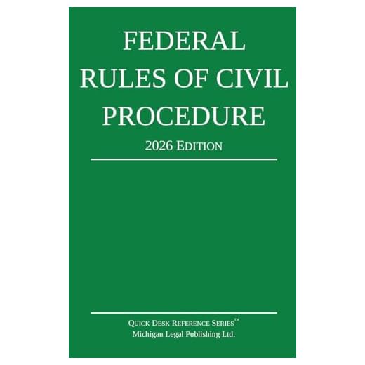 Federal Rules of Civil Procedure; 2026 Edition: With Statutory Supplement (Quick Desk Reference)