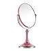 Produktbild Spiegel Desktop-Spiegel-Doppel-6-Zoll-großer Make-up Europäische 3X-Vergrößerungs-Doppel-HD-Zoom-Objektiv weiß rosa (Color : Pink)