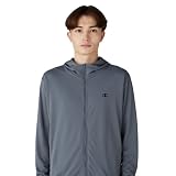 [チャンピオン] 長袖 UVカット ポリエステル100％ 抗菌防臭 速乾 ワンポイントロゴ ラッシュガード ZIP HOODED SHIRT BASIC SPORTS C3-BS410Z C3-BS410Z-075-XL