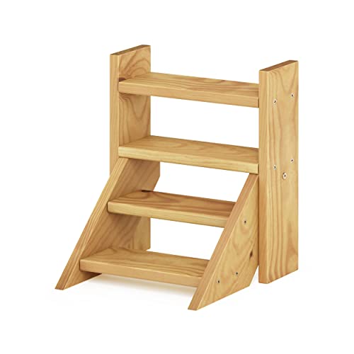 Furinno Tioman - Mueble de Exterior para Plantas, Forma de Escale...