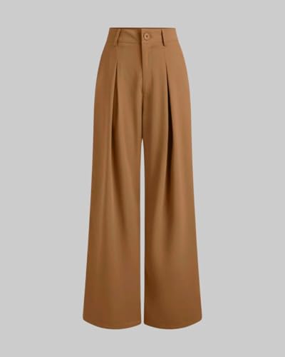 Image of Nermosa High-Waist Korean Trousers with Wide Baggy Fit | Trendy GenZ Streetwear Pants