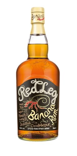 RedLeg Banana Rum - Premium Aged Caribbean Spiced Rum Infused with Banana 70cl