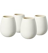 Amazon.com | Unbreakable Silicone Stemless Wine Glassware | Set of 4 |  Reusable & Shatterproof Tumbler Drinkware for Wine, Water, Cocktails,  Champagne Glass for Parties, Camping, Beaches, Boats - (Light Grey): Wine  Glasses