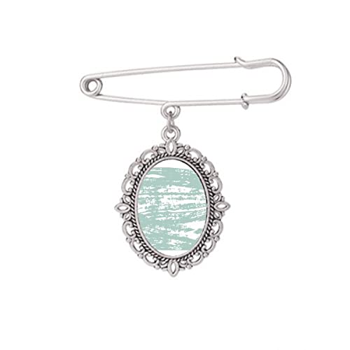 Art Broche Green Ink S, bijou de créateur pour chemise et robe en taille M